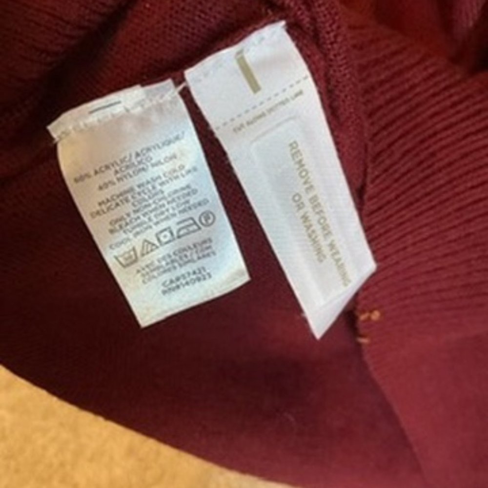 LOFT V-Neck Tunic Sweater - Picture 4 of 4